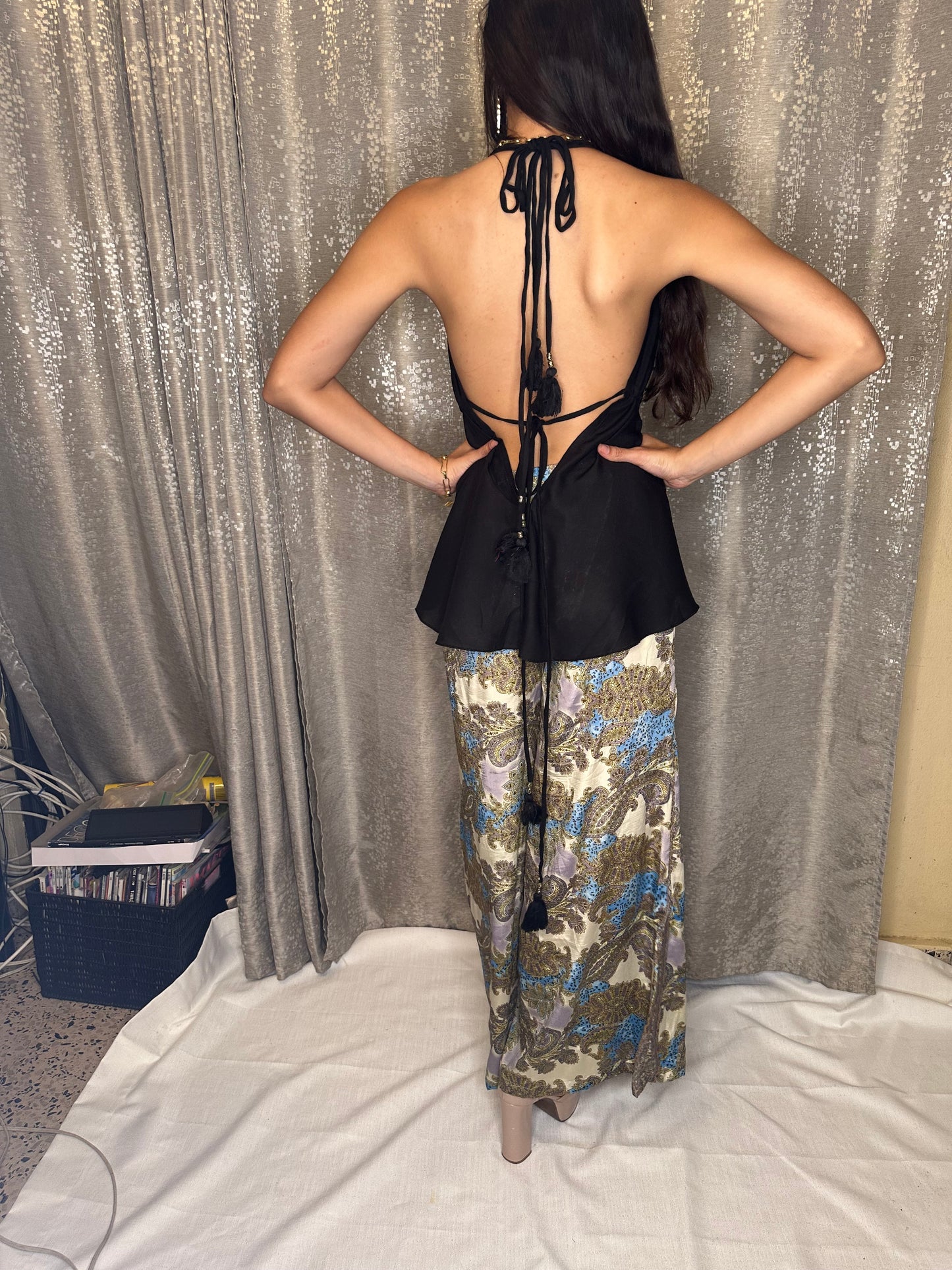 BOHO TOP NEGRO
